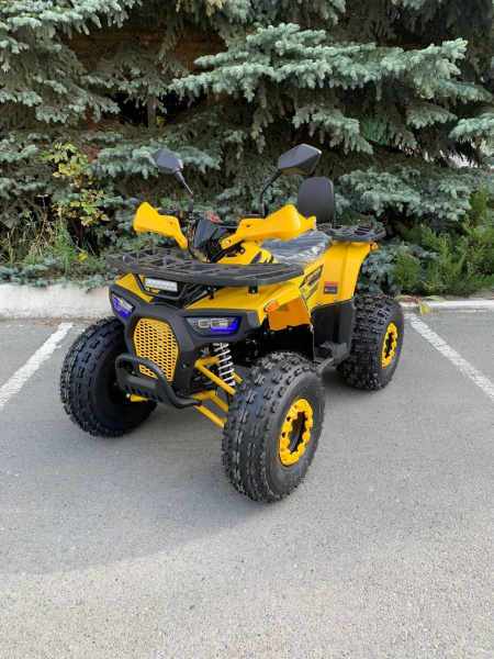 Квадроцикл детский R - MOTO (Р - Мото) Lion 125 AR желтый (машинокомплект) | Мототека